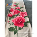 100% Polyester British Line Flower Printed Dress Fabric